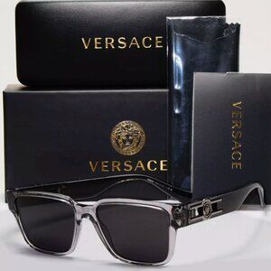 Versace Black Sunglasses Medusa Model